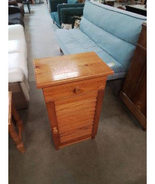 MEUBLE PIN 1 PORTE AJOURÉE 1 TIROIR