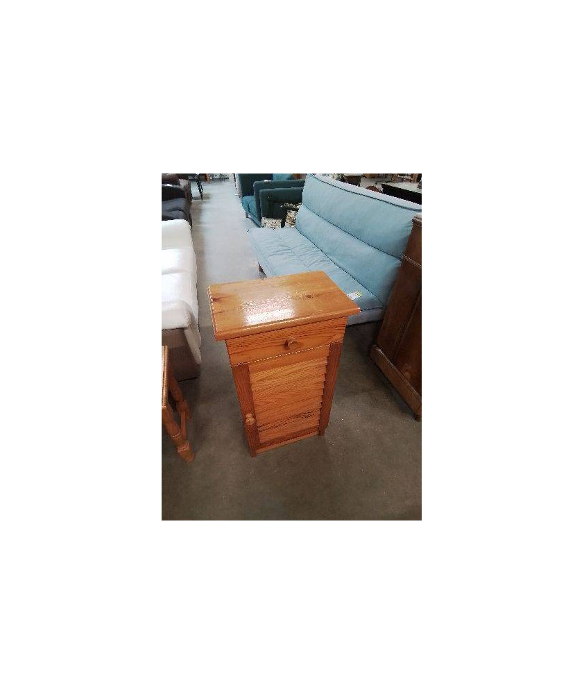 MEUBLE PIN 1 PORTE AJOURÉE 1 TIROIR