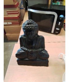 STATUETTE BOUDDHA BOIS