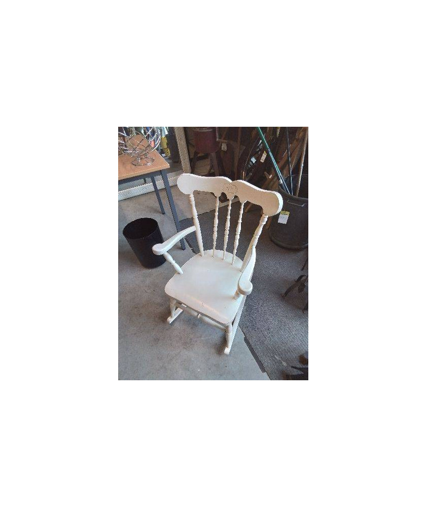 ROCKING CHAIR ENFANT BOIS ECRU