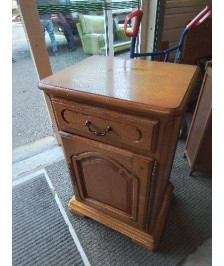 CONFITURIER BOIS CMAIR MOULURÉ 1 TIROIR 1 PORTE STYLE RÉGENCE 