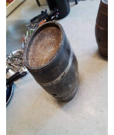 TONNEAU BOIS CERCLÉ 