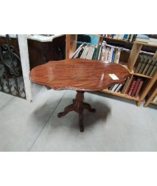 TABLE VIOLONNÉE NAPOLÉON III ACAJOU