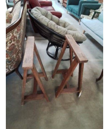 PAIRE DE TRETEAUX PITCHPIN 