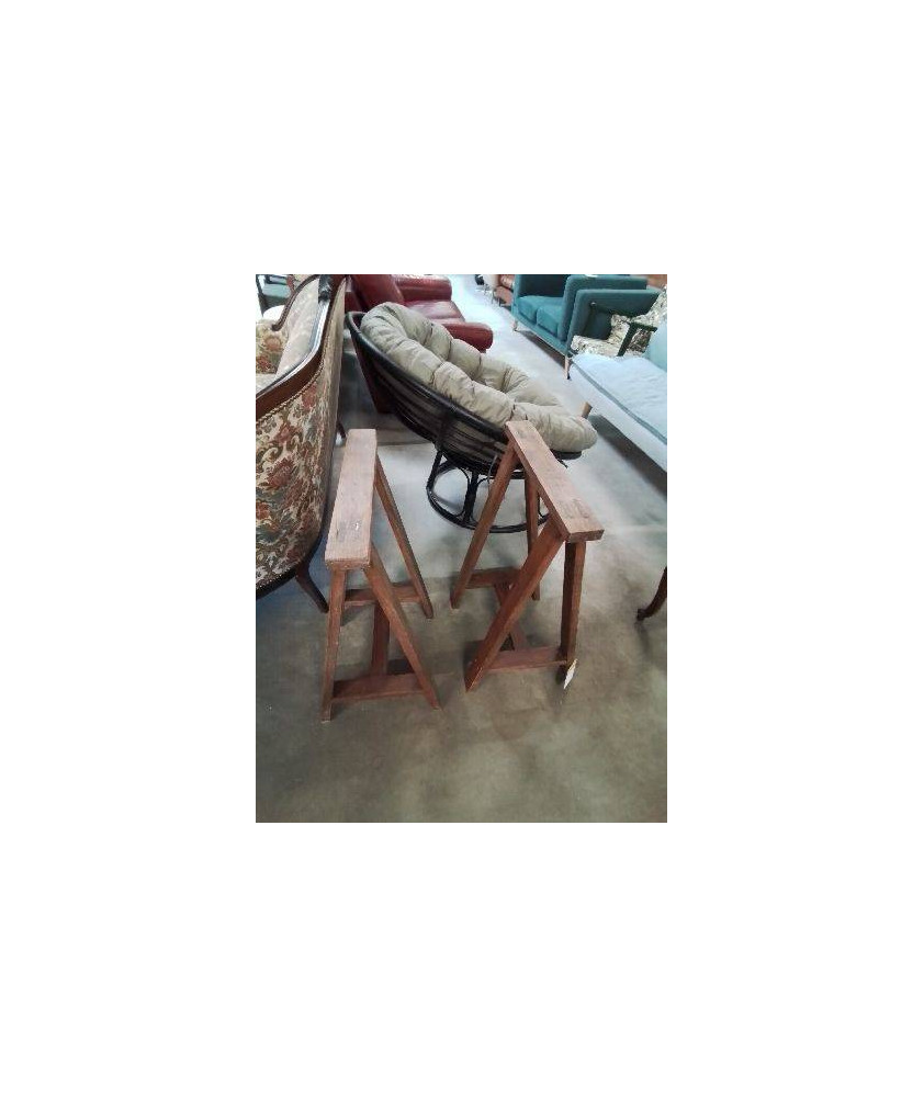 PAIRE DE TRETEAUX PITCHPIN 