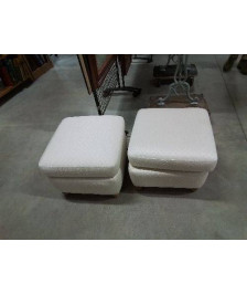 REPOSE PIEDS BUROV TISSU ECRU