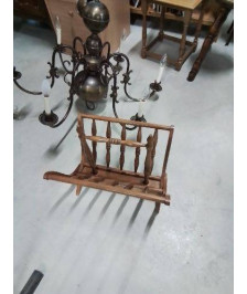 PORTE REVUES PLIANT BOIS CLAIR A BARREAUX 