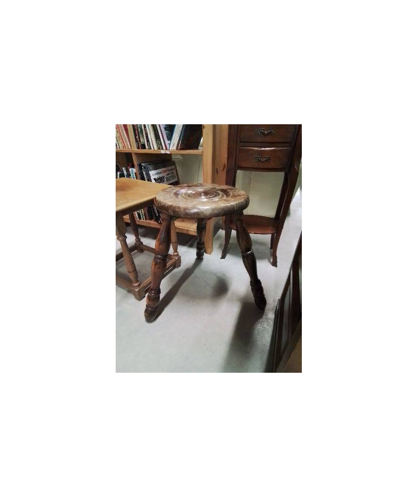 PORTE PLANTE BOIS ROND TRIPODE 