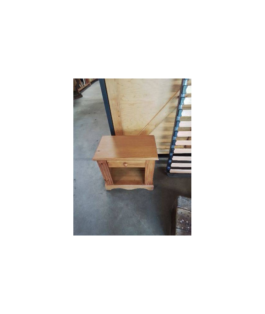 CHEVET PIN 1 NICHE 1 TIROIR