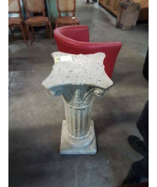 COLONNE A L ANTIQUE PLATRE PEINT