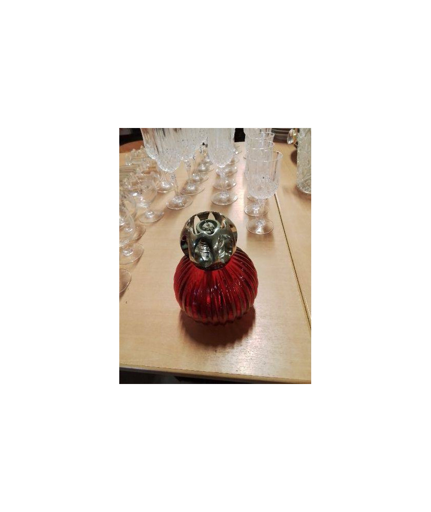 LAMPE VERRE ROUGE BERGER