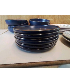 LOT DE 6 ASSIETTE À DESSERT 