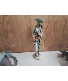 GRANDE FIGURINE ASIATIQUE EN RESINE