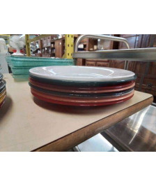 LOT DE 9 ASSIETTE À DESSERT 