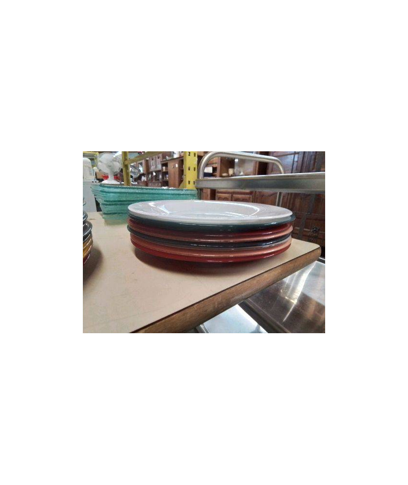 LOT DE 9 ASSIETTE À DESSERT 