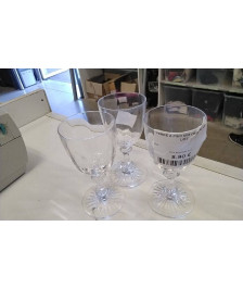 VERRE A PIED MM CRISTAL LE LOT