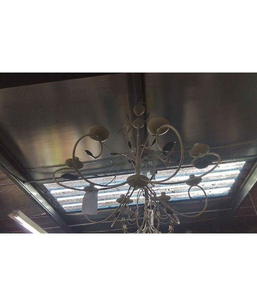 LUSTRE ECRU 8 BRANCHES