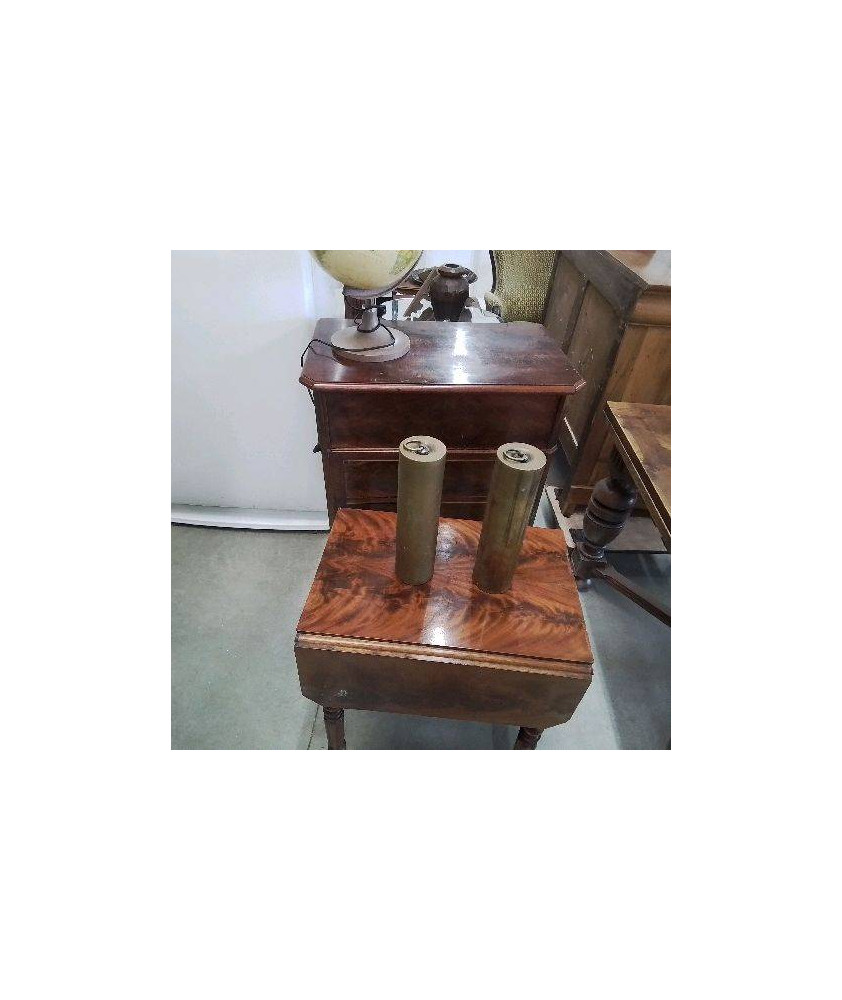 PAIRE BOUILLOIRES DOUILLE D’OBUS