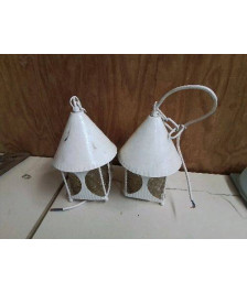 SUSPENSION LANTERNE BLANCHE 