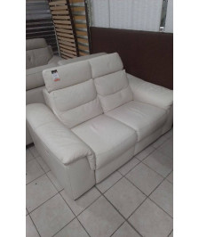 CANAPE 2 PLACES ELECTRIQUE CREME