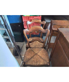 CHAISE PAILLÉE STYLE LOUIS PHILIPPE 