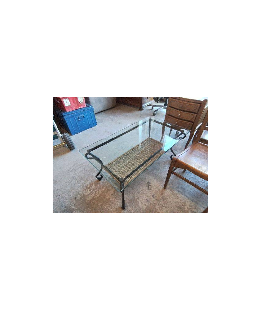 TABLE BASSE EN VERRE 