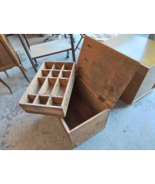 CAISSE DE RANGEMENT EN BOIS 