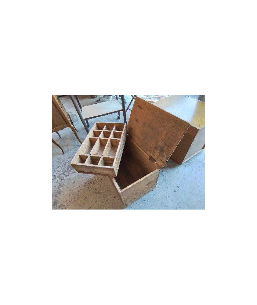 CAISSE DE RANGEMENT EN BOIS 