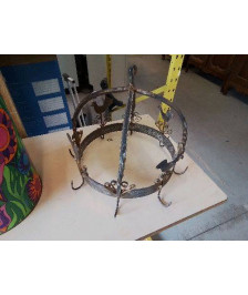 COURONNE D’OFFICE EN FER FORGÉ 