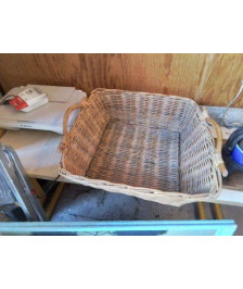 GRAND PANIER EN  OSIER 