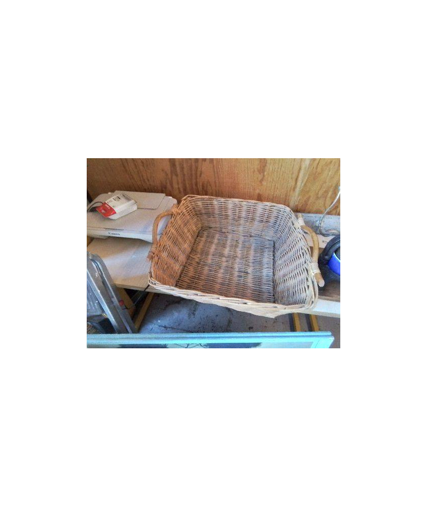 GRAND PANIER EN  OSIER 