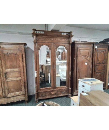 AMOIRE ETAGERE STYLE HENRY II GLACÉ