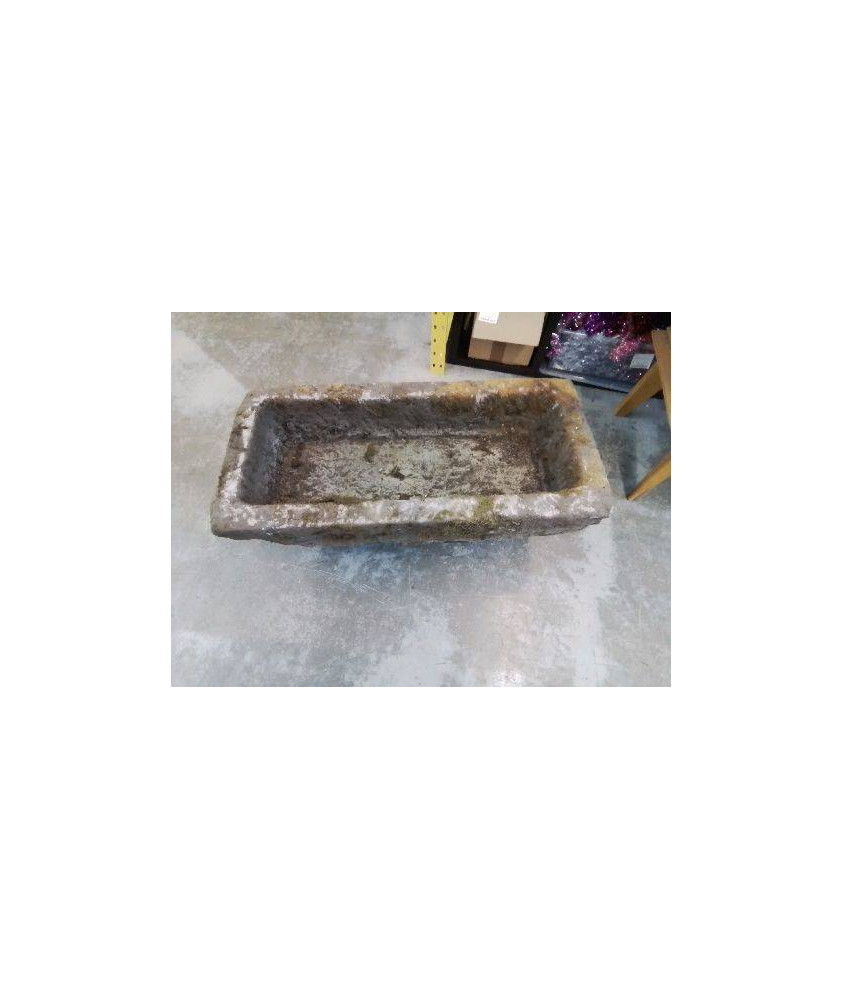 BAC A FLEURS EN PIERRE DE VOLVIC