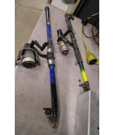 CANNE A PECHE + MOULINET