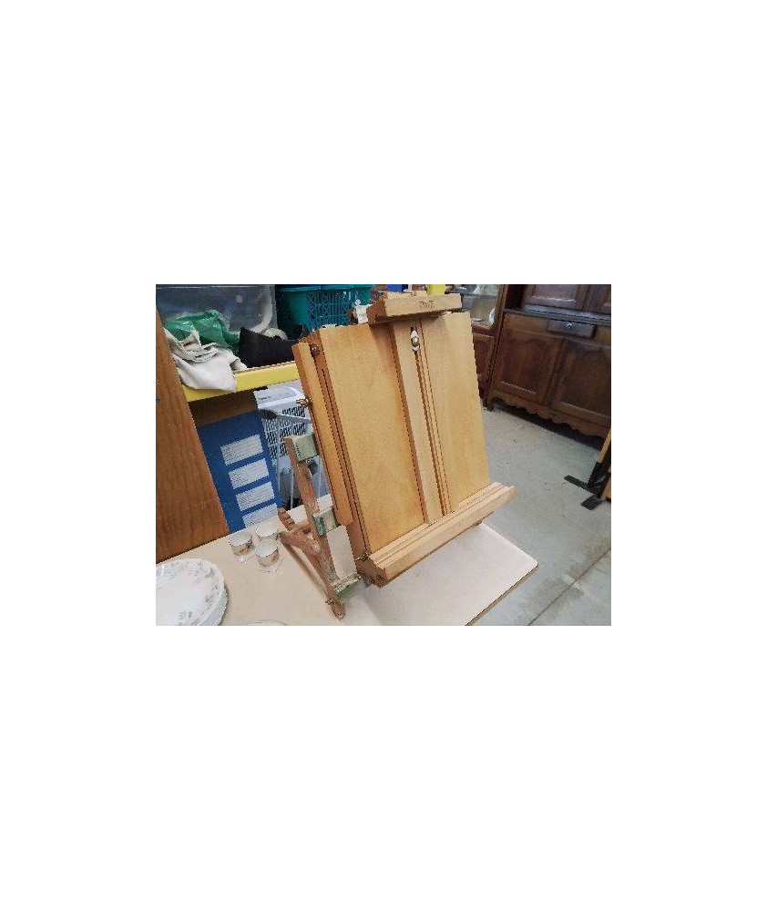 VALISE À PEINTURE AVEC CHEVALET LEFRANC ET BOURGEOIS