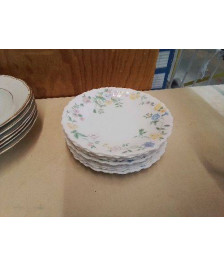 LOT DE 11 ASSIETTES À DESSERT 