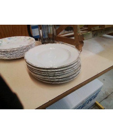 LOT DE 5 ASSIETTES À DESSERT