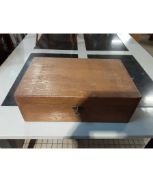 MÉNAGÈRE 92 PIÈCES MÉTAL ARGENTÉ COFFRET CHENE 