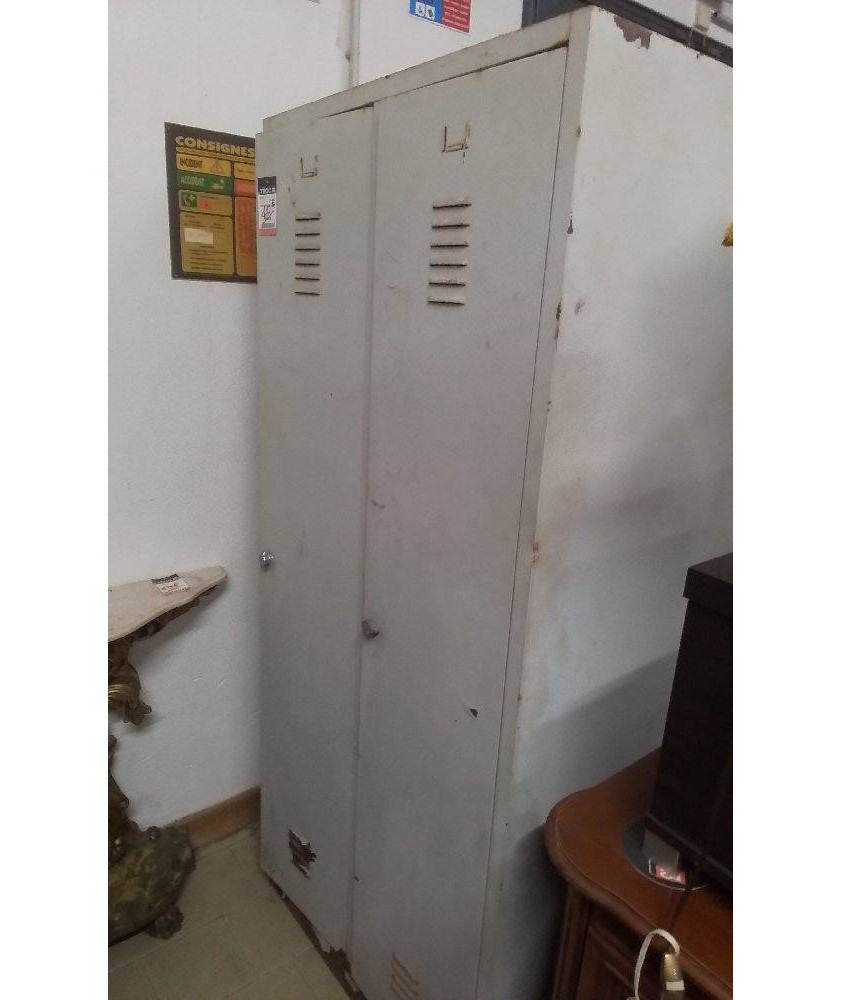 VESTIAIRE METALLIQUE 2P