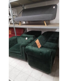 SALON STYLE CHESTER VELOURS VERT