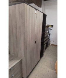 ARMOIRE 2P BIBLIOTH EN 3 COLIS