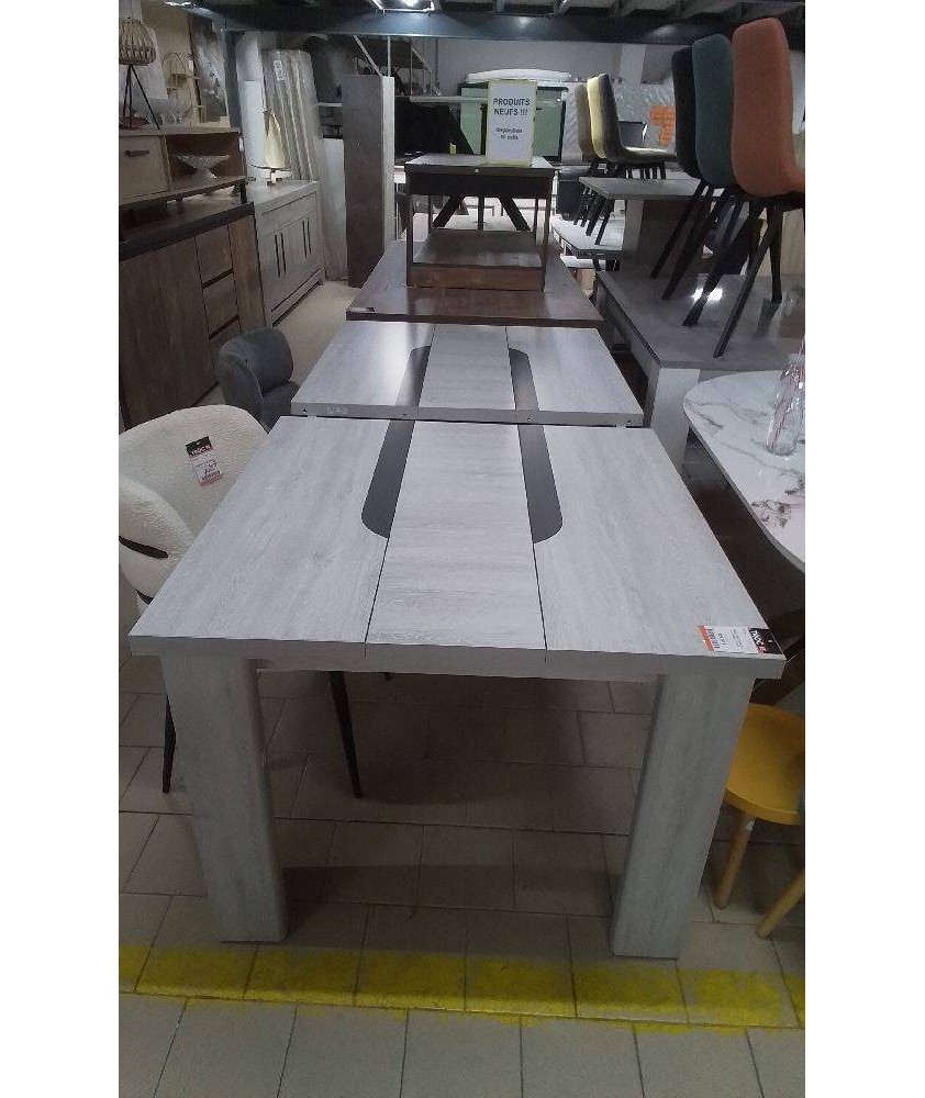 TABLE RECTANGLE 1 ALLONGE 3 COLIS
