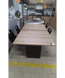 TABLE RECTANGLE 1 ALLONGE 2 COLIS