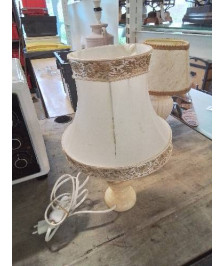 LAMPE ALBATRE ECRU AJ ECRU