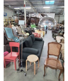 LAMPE ARC MÉTAL CHROMÉ 