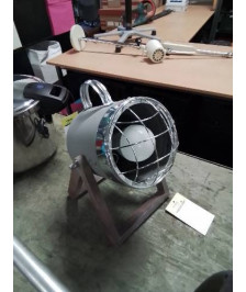 LAMPE PROJECTEUR BOIS ET MÉTAL TAUPE