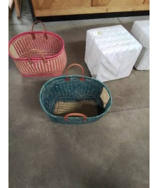 PANIER VANNERIE VERT