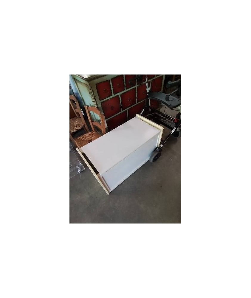 COFFRE ENFANT BOIS BLANC REVE ET BOIS