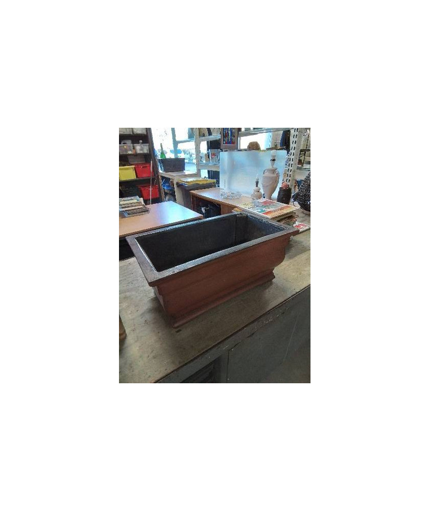 JARDINIERE RECTANGULAIRE BOIS 48,5X25CM