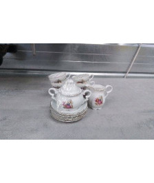 TASSES + SUCRIER+ POT A LAIT